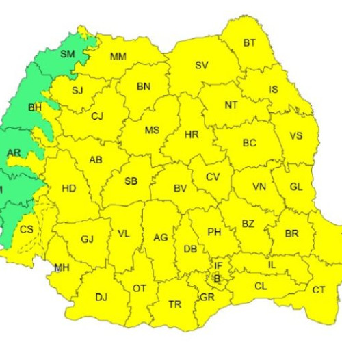 Avertizări de vreme rece în România