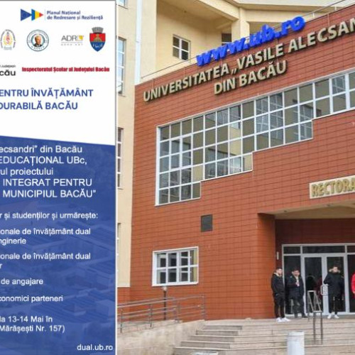 Târgul educațional UBc se va desfășura la Universitatea "Vasile Alecsandri" din Bacău