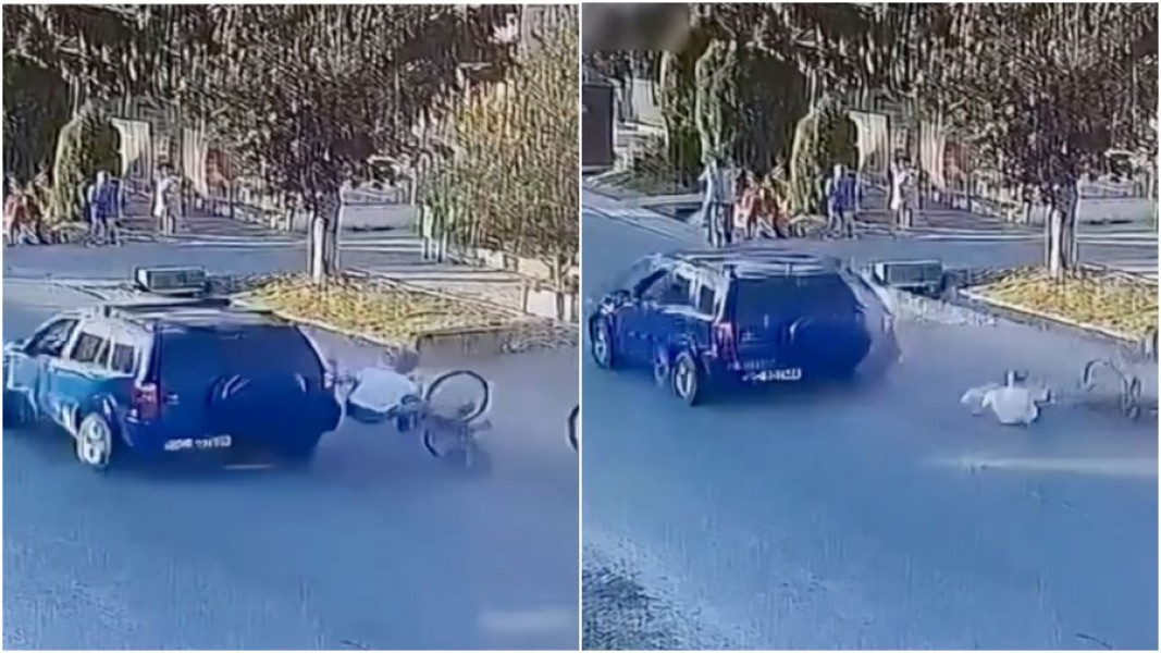 Biciclist rănit în Gioseni; șoferul fugitor identificat