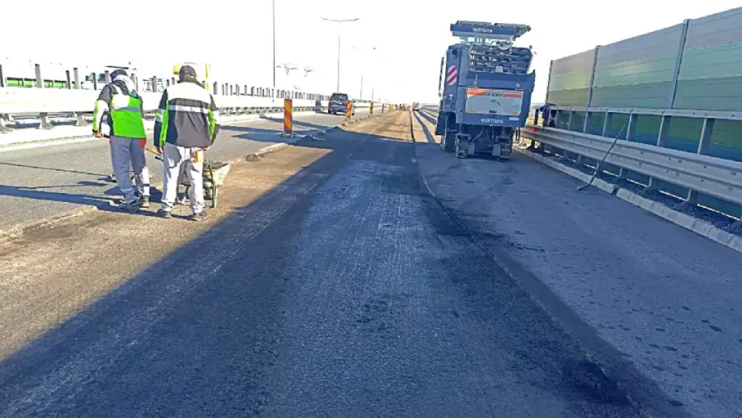 Lucrări de reparații pe A7, varianta ocolitoare Bacău, pentru siguranța șoferilor